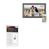 BoxWave Screen Protector Compatible with Bsimb 16 in Large WiFi Digital Picture Frame - ClearTouch Anti-Glare (2-Pack), Anti-Fingerprint Matte Film Skin
