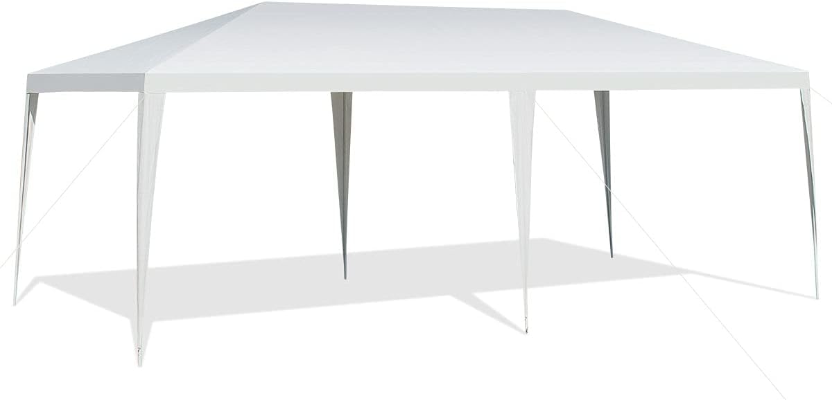 RELAX4LIFE Carpa Plegable 3x6M Resistente al Agua y la Luz Solar, Carpas para Exteriores con 6 Cuerdas de Viento, 18 Clavos y Bolsa de Transporte, Cenadores para Jardín, Camping, Fiestas (3X6M)