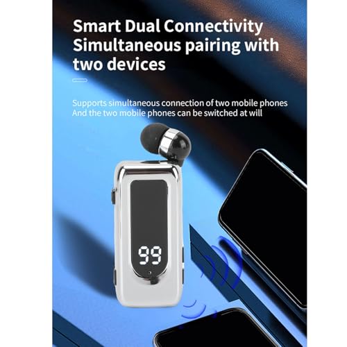 Auricular Bluetooth GOWENIC con micrófono y cancelación ENC miniatura 5
