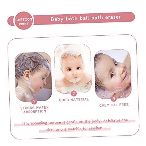 SOESFOUFU 5 Unidades Banho de bola de banho esponja de banho banheira de bebe esponja corporal infan
