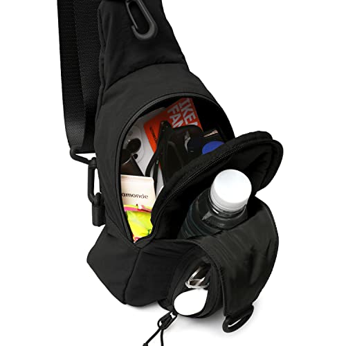 Image of ODODOS Sling Bag with Adjustable Straps Crossbody Chest Bag Lightweight Backpack for Casual Traveling Hiking