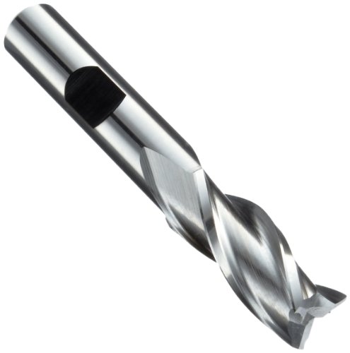Image of 5110241 High Speed Steel (HSS) Square Nose End Mill, Inch, Weldon Shank, Uncoated (Bright) Finish, 3 Flutes, 4.5 inch Overall Length, 1.5000 inch Cutting Diameter, 1.25 inch Shank Diameter