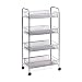 Produktbild Zeller 18172 Etagen-Rollwagen, 4-lagig, Mesh, ca. 42,5 x 26 x 83,5 cm