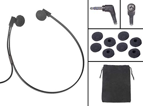 Spectra SP-PC 3.5 mm PC Stereo Transcription Headset with Extra 3 Pair Antimicrobial