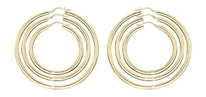 Hobra-Gold Hobra-Gold 3,6 cm / 4,6 cm / 5,6 cm Grosse Glatte CREOLEN Gold 585 Ohrringe GOLDCREOLEN Hobra-Gold Hobra-Gold 3,6 cm / 4,6 cm / 5,6 cm Grosse Glatte CREOLEN Gold 585 Ohrringe GOLDCREOLEN