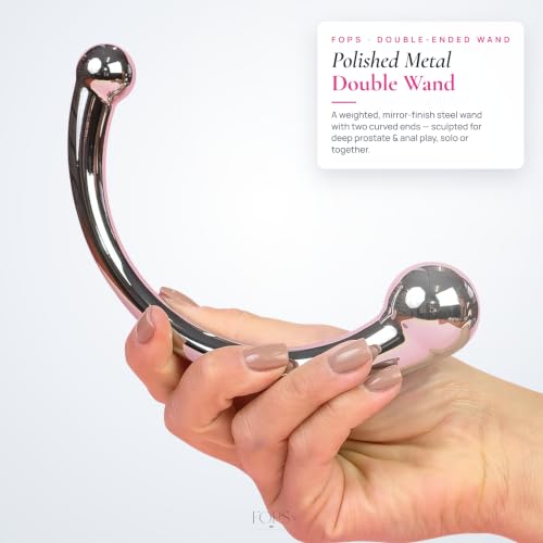 Doppeldildo Analplug metall 16cm. Prostata dildo Doppel dildo für Männer und Frauen Dildo Analplug stahl Sexspielzeug, Silver Anal dildo Anal plug metall Weight 355g Dildo männer A110S