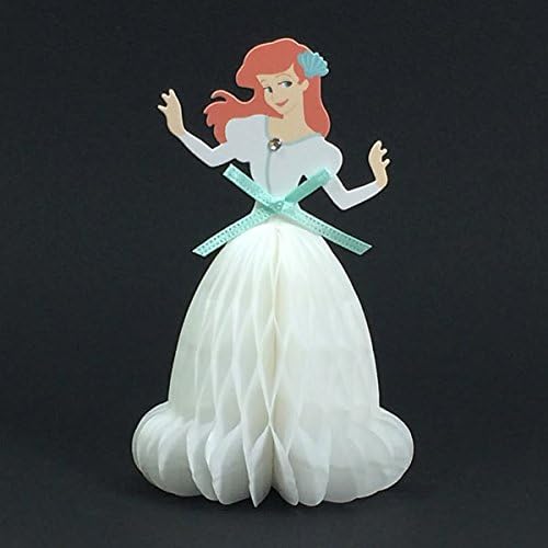 Amazon Disney ディズニー プリンセス ミニハニカム多目的カード アリエル Mc ハニカムは360度開きます 郵送不可 Apj グリーティングカード 文房具 オフィス用品