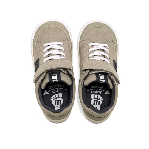 Mtng Unisex Para CriançA. 49317 TéNis Free Cinzento (34), Plano, Velcro, Casual, Cinza, Moda Infantil - 6