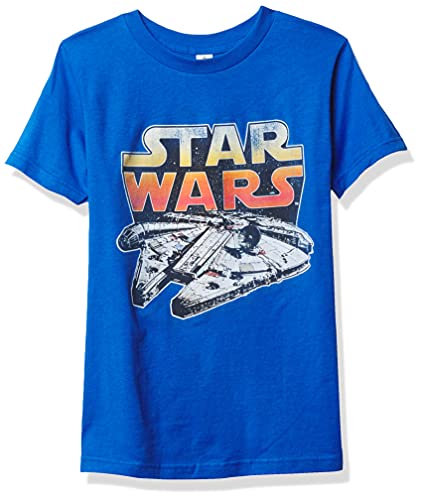 T-shirt Star Wars Falcon bleu royal pour garçon idéal pour l'école et les jeux