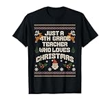 Ugly Christmas Santa Claus Fourth Grade Teacher