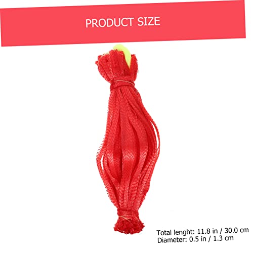 FUNOMOCYA Rede De Frutas Com Cordão Para Pendurar 200 Peças Rede De Melão Armazenamento De Cebola Pr