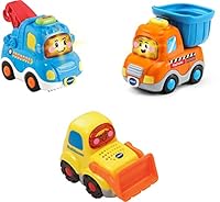 Vtech 80-242174 TUT Baby Flitzer - 3er Set Baustellenfahrzeuge (Abschleppfahrz., Kipplaster, Bulldozer)