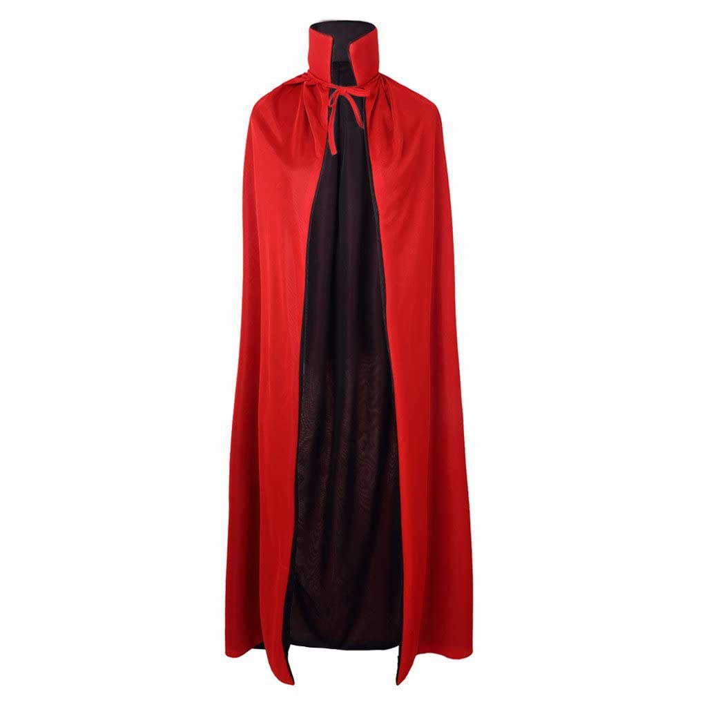 Thematys Cape De Vampire Gothique Avec Capuche – Manteau Dracula Unisexe Pour Femmes Et Hommes, Parfait Pour Halloween, Carnaval, Cosplay, Fêtes Et Anniversaires – Costume De GRAF Dracula Adulte