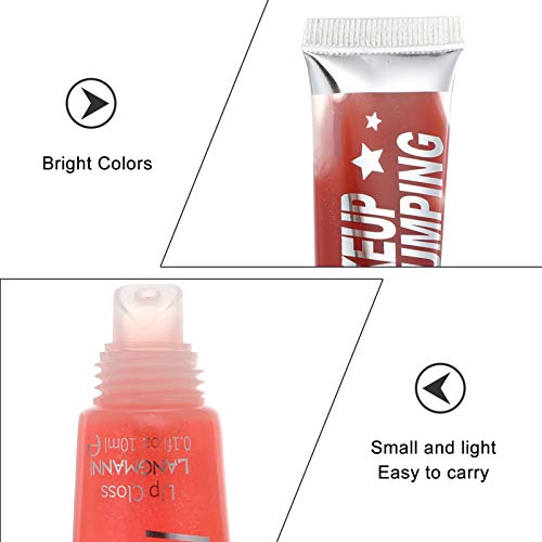 Lurrose Chupeta Óleo 8Pcs Umidade Brilho Labial Frutas de Alta Gloss Lip Glosses Hidratantes Lip Glo