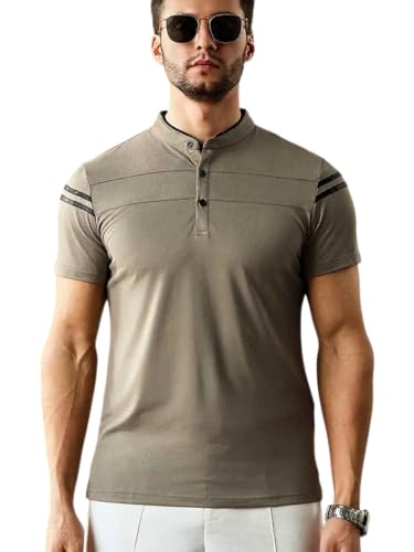 Image of TAGAS Men TAGAS Mens Polo T-Shirt || Men's Color Block Polo Tshirt | Short Sleeve Casual Pullover with Collar |Casual Wear for Men | Mens Regular FIT T-Shirts