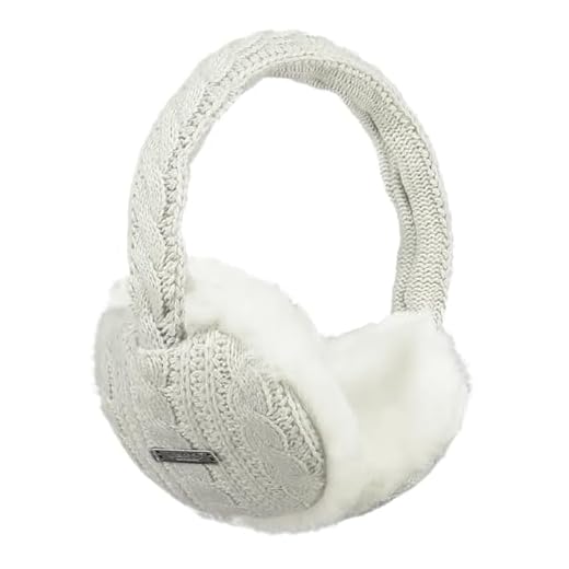 Barts Damen Monique Earmuffs Ohrenschützer, Weiß (OYSTER 0033), One size (Herstellergröße: UNI)