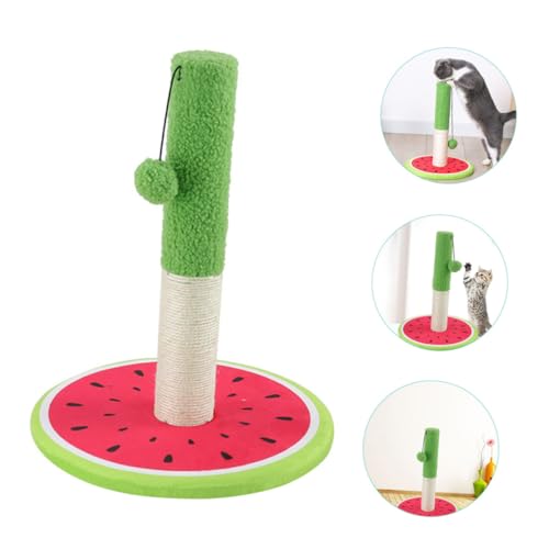 Rascador para gatos POPETPOP diseño sandía sisal miniatura 4