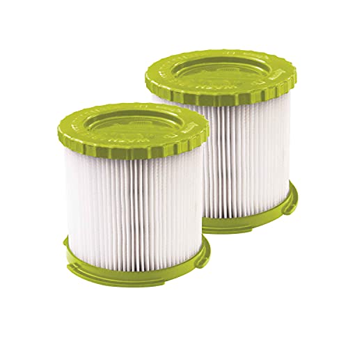 Sun Joe SWD-HEPA-2PK Universal Replacement HEPA Filter for Sun Joe Wet / Dry Vacuums and others, Fits Vacuums Between 5 and 16 Gal, 2 Pack