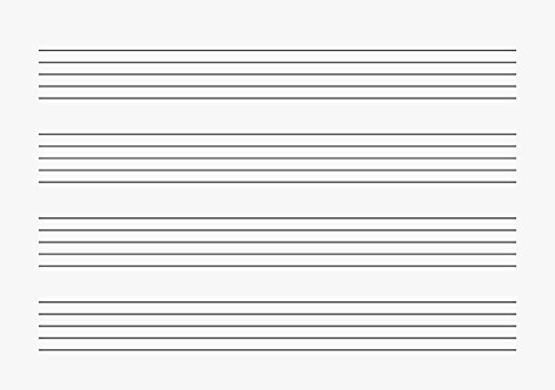 Brunnen 1046834 Notenheft A5 quer, 8 Blatt