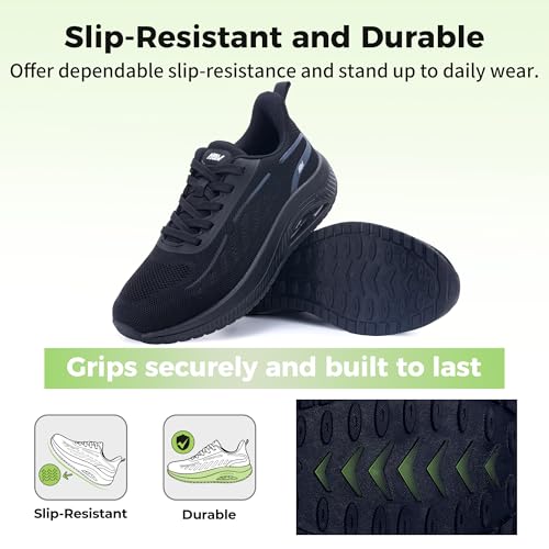 Image of RomenSi Women Arch Support Walking Shoes Plantar Fasciitis Sneakers Orthotic Tennis Shoes for Gym Workout All Day US 6-11