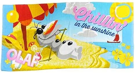 Amazon Marushin マルシン レジャーバスタオル アナと雪の女王 オラフの夏 バスタオル ホーム キッチン オンライン通販