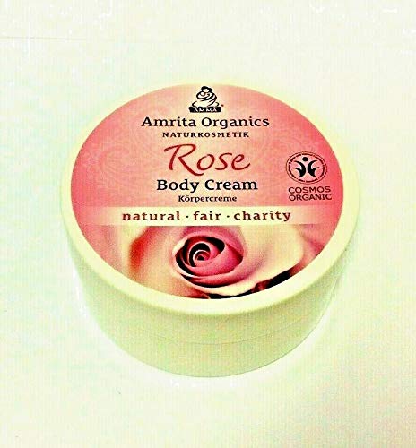 Body Cream Rose Körpercreme 100 ml Amrita Organics Naturkosmetik
