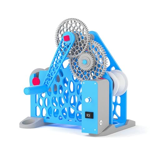 Bobineur de filament d'imprimante 3D manuel anti-emmêlement bleu 1kg