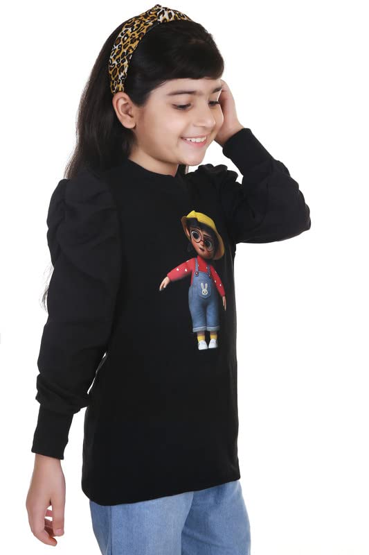 Image of Stylish and Fancy Puff Full Sleeve Tops for Girls Kids