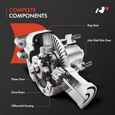 A-Premium Rear Differential Assembly Compatible with Can-Am Commander 800R 1000 2013, Maverick 1000R 2014, Outlander 1000R 450 570 650, Outlander Max 1000R 450 570 650, Renegade 1000R 650
