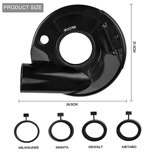 Capot d'aspiration meuleuse 17,8 cm pour ponçage pierre