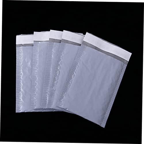 Tofficu 50 peças de espuma acolchoadas, sacos de correio com bolhas de poliéster, bolsa de correio d