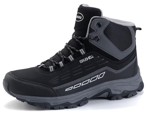 LANGDU Wanderschuhe Herren Damen Wasserdicht Leicht Wanderstiefel...