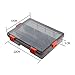 AOTPA Bait Container Fishing Tackle Box Detachable Single Layer Sub-Bait Box Portable Bait Fishing Gear Storage Box Fishing Accessories Fishing Gear Storage Box