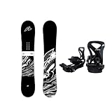 F2 Set Snowboard Blackdeck Wide Schwarz 168xw cm + Sonic Pro Bindung L