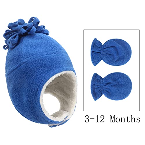 DUHGBNE Kinder Winter Baby Strickmütze Kindermütze Baby Beanie für Mädchen und Jungen Wintermütze Junge and Baby Warme Weiche Geschenk für Junge Kleinkind Baby, – Bild 5