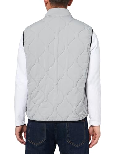 HUGO Men's Quilted Zip Up Bomber Vest2