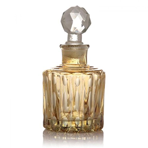 Olere Vintage Gold Glass Empty Refillable Perfume