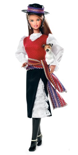 Muñeca Barbie Collector Dolls of the World Chile miniatura 2