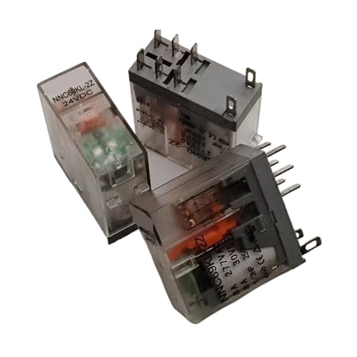 Relé electromecánico NNC69KL-2Z de 24VDC y 8 pines con soporte de corriente de 8A