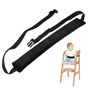 Esszimmerstuhl Sicherheitsgurt, Hochstuhlgurte, Verstellbarer Hochstuhlgurt für Kleinkinder, Sicherheitsgurte für Babysitze, Hochstuhl Sicherheitsgurt Kinder für Kinderwagen Kindersitz, Schwarz