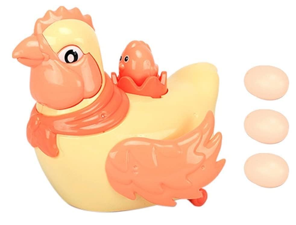PANSHUB Light and Sound Animal Toy Walking Animal with Battery Operated for You Kids (Multicolour) (BO Egg Hen)