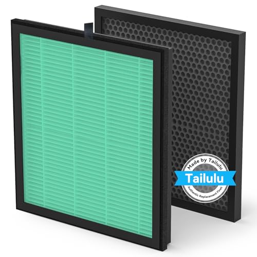 Image of Tailulu Air Purifier Filter for Tailulu HQKJ-180 Air Purifier, H14 Grade True HEPA for Large Room Filter Allergies Pollen Smoke Dust Pet Dander, HQKJ-180 Replacement Filter (Green 1Pack)