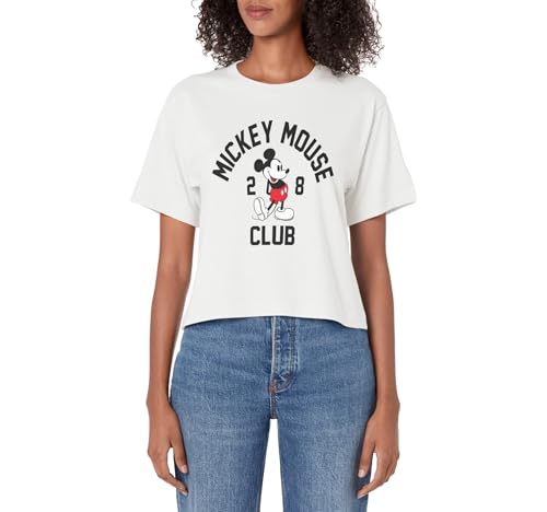 Disney Mickey And Friends Mickey Mouse Club Women's Crop Top