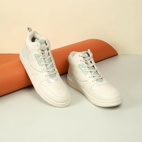 Image of Metro Women Faux Leather Fashion Lace-up Sneaker Shoes