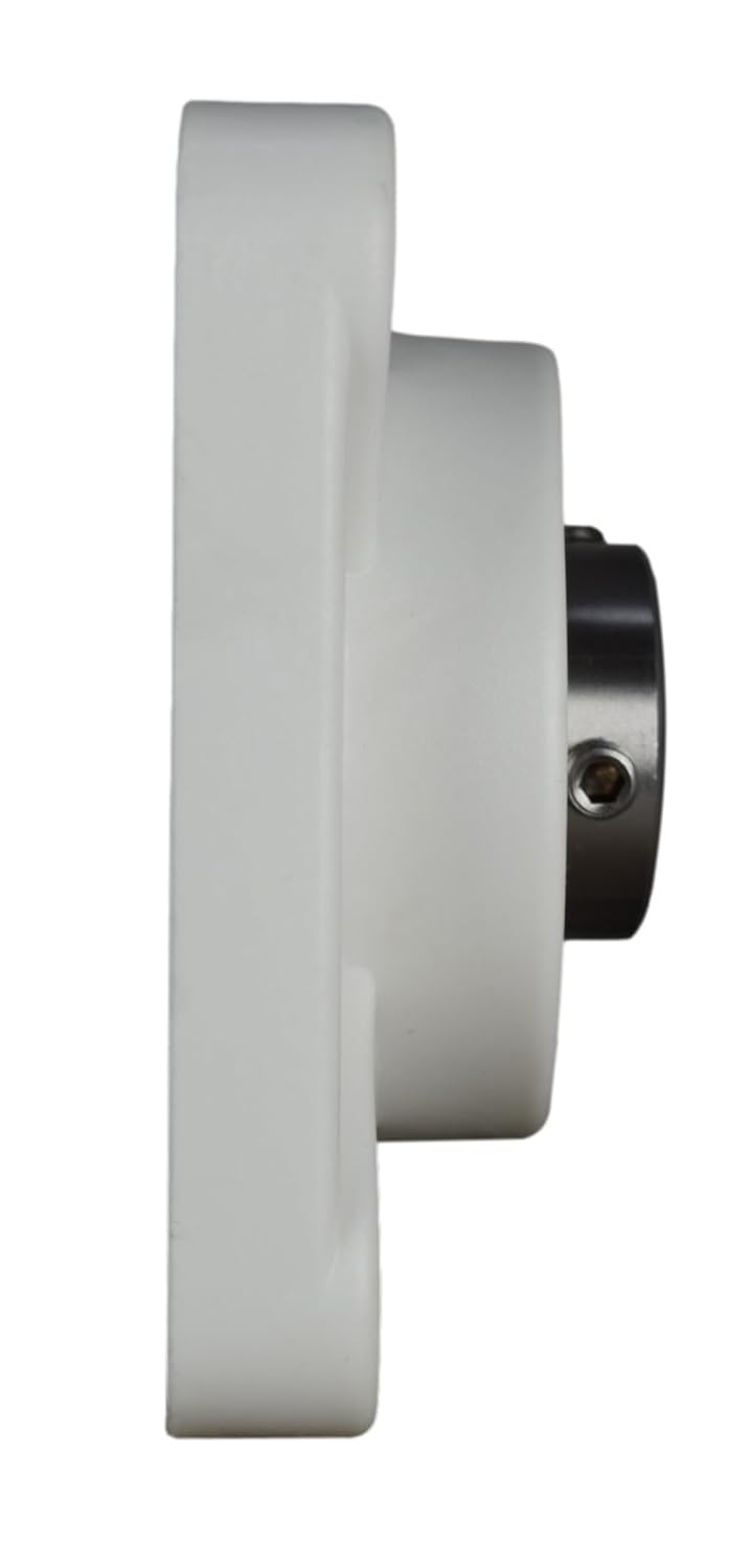 1" Stainless Plastic Four Bolt Flange Bearing MUCFPL205-16, YCJ-1-PT, BF-16 by SpinCo