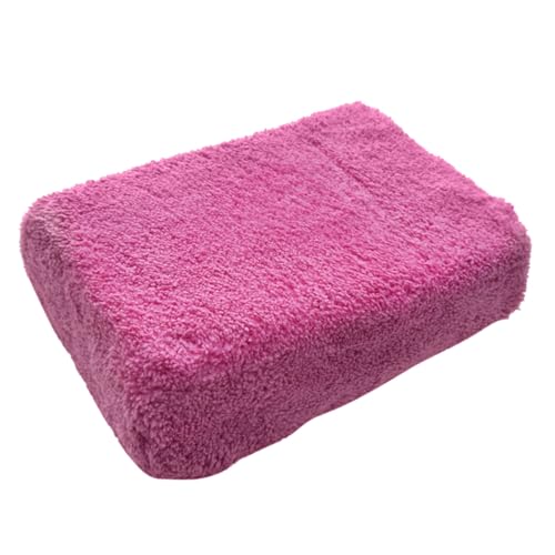MAGICLULU Esponja de Lavado de Autos de Alta Herramienta de Limpieza de Automóviles con Diseño de Malla Absorbente y Resistente Arañazos para Limpieza Interior y Exterior Color Aleatorio