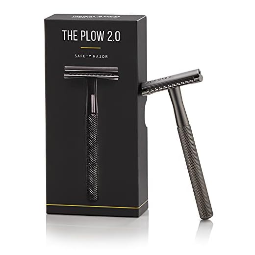 MANSCAPED® The Plow™ 2.0 Premium Single Blade Double-Edged Safety Face Razor