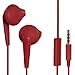 Produktbild Hama 2in1 Kopfhörer (In Ear und klassische Ohrhörer, Headset mit Mikrofon, vergoldete 3,5 mm Klinke) rot