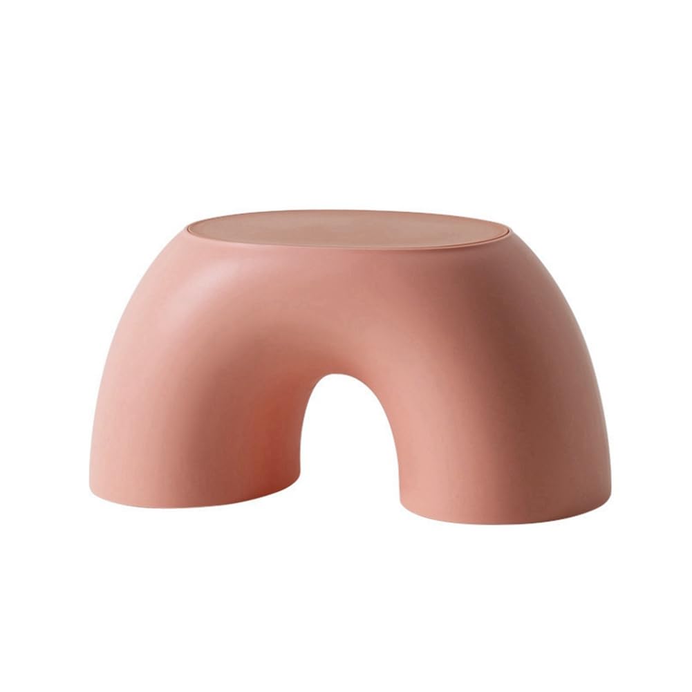 Tabouret enfant arc-en-ciel rose pour salon et chambre