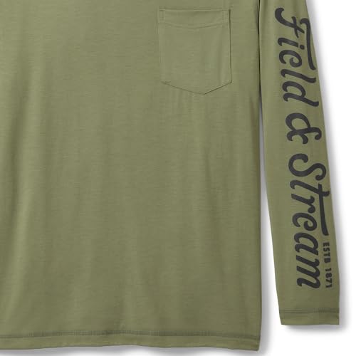 Image of Field & Stream Men's Roll Cast Long Sleeve Performance Tee Shirt with Drirelease
